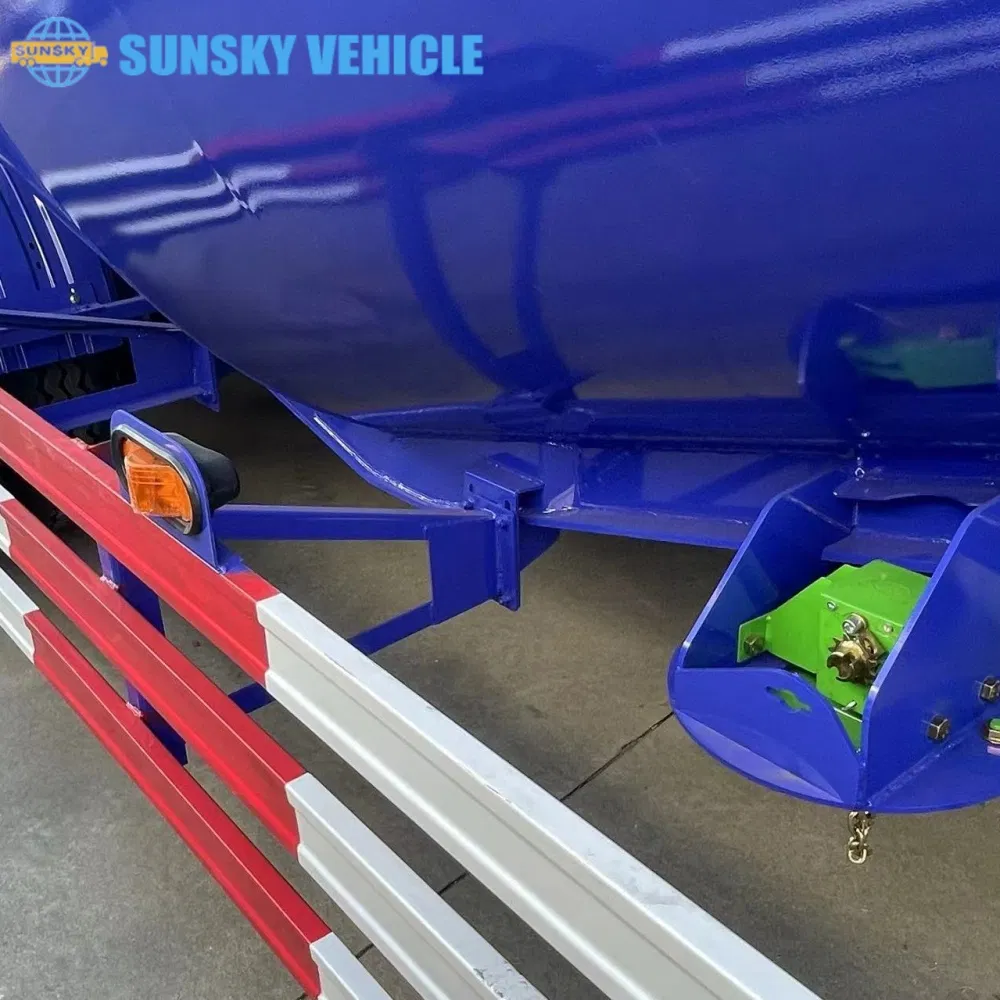 45cbm Bulk Cement Tank Semi-Trailer Ash Powder Tanker