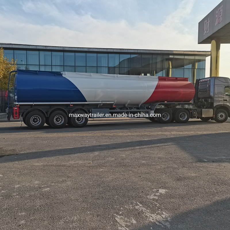 3 Axles 40000L/42000L/45000L/48000L/50000L Aluminum Steel Petroleum/Diesel/Fuel/Crude Oil/Milk/Water/Gasoline Tanker Trailer Tank Truck Trailer