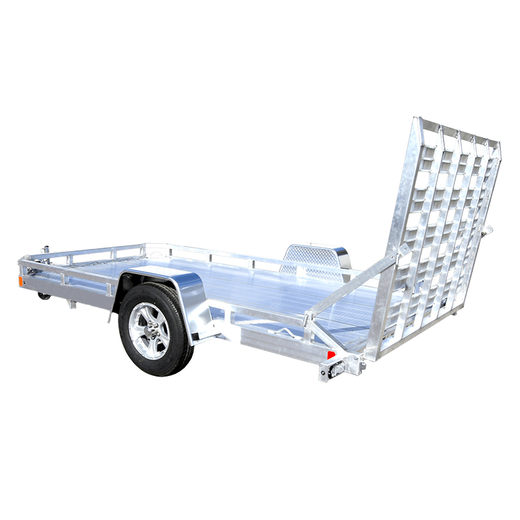 Low Profile Aluminum Side Car Hauler Utility Dump Enclosed Open Landscape Trailer for Sale