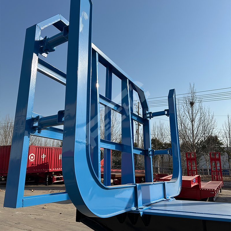 China Supplier 2 Axles Log Transport Semi Trailer/Wood Timber Semi Trailer for Sale