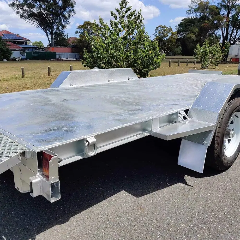 Car Dump Trailer Aluminum Hydraulic Car Hauler Trailer Heavy Duty for Sale