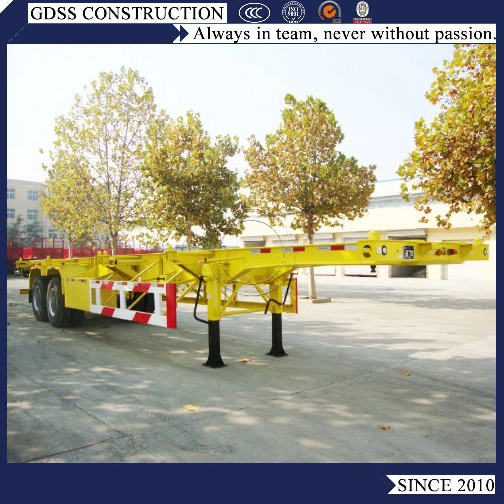 Transport Wood Heavy Duty Three Axles Container Chassis Logging Semi Trailer