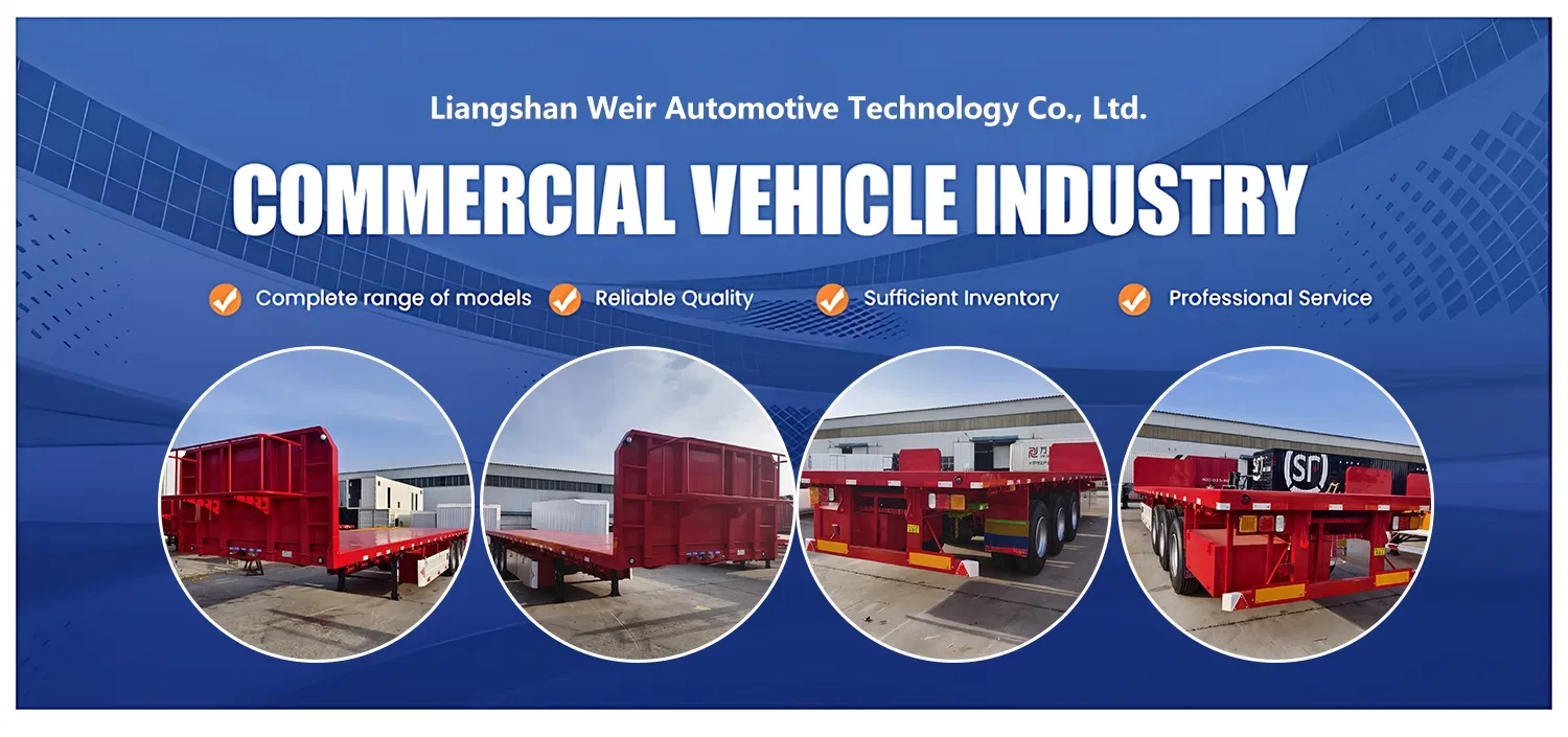 3-Axle Flatbed Semi-Trailer