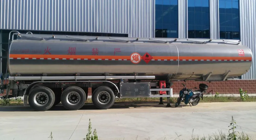 Aluminum Tank Truck Trailer View