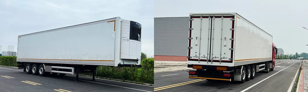 Refrigerated Semi Trailer Front View