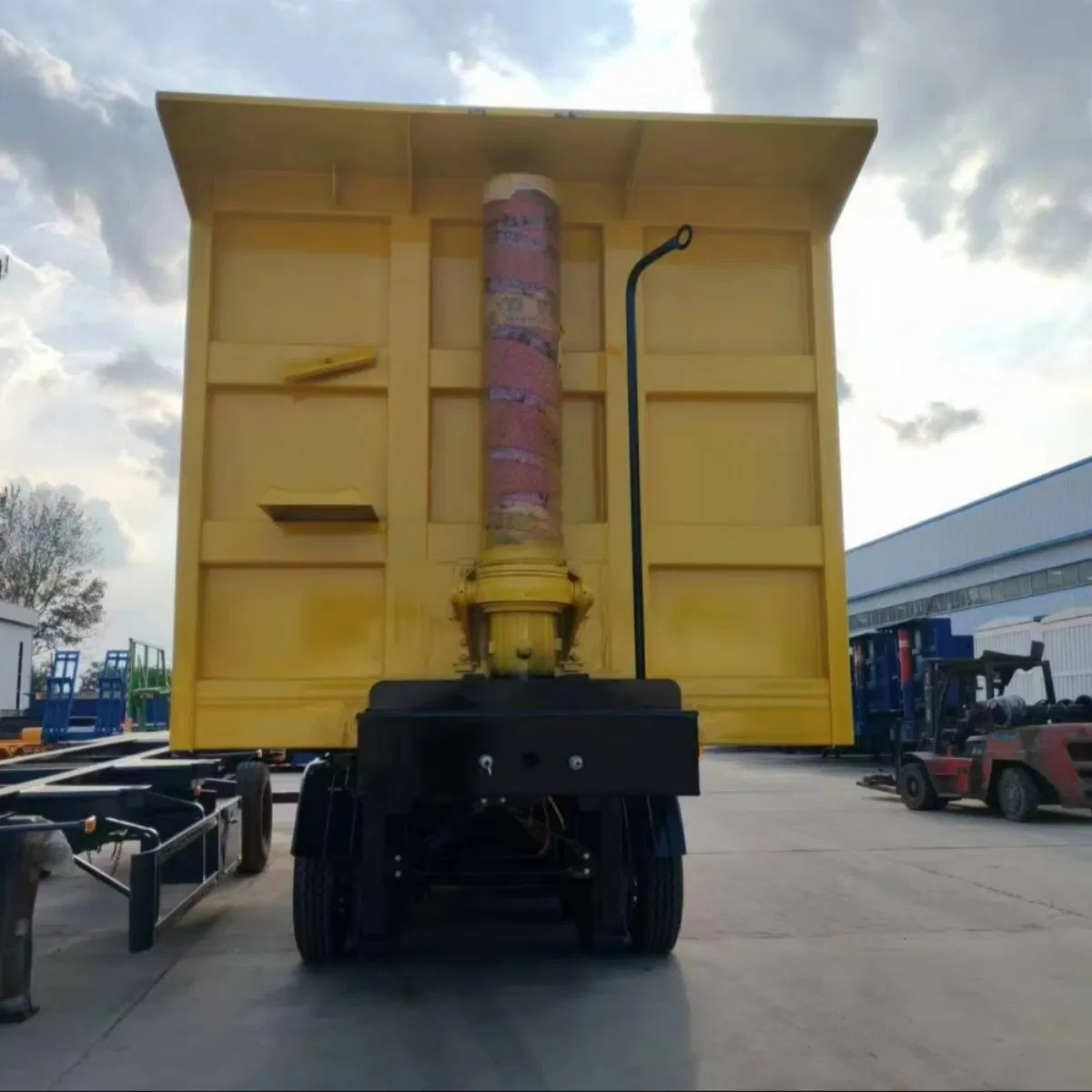 2025 40 Ton 50 3 Axle Aluminium Tipper Tipping Dumper Side Mounted Tractor Hydraulic Dump Semi Truck Trailer for Sale