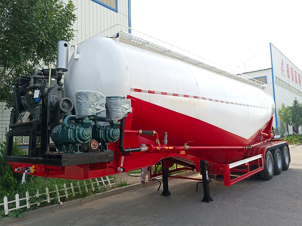 Fashion China Air Suspension Vapour Recovery System Special-Purpose Cement Tank Semi Trailer