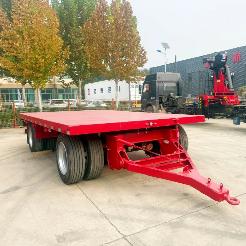 Heavy-Duty Low Flatbed Semi Trailer