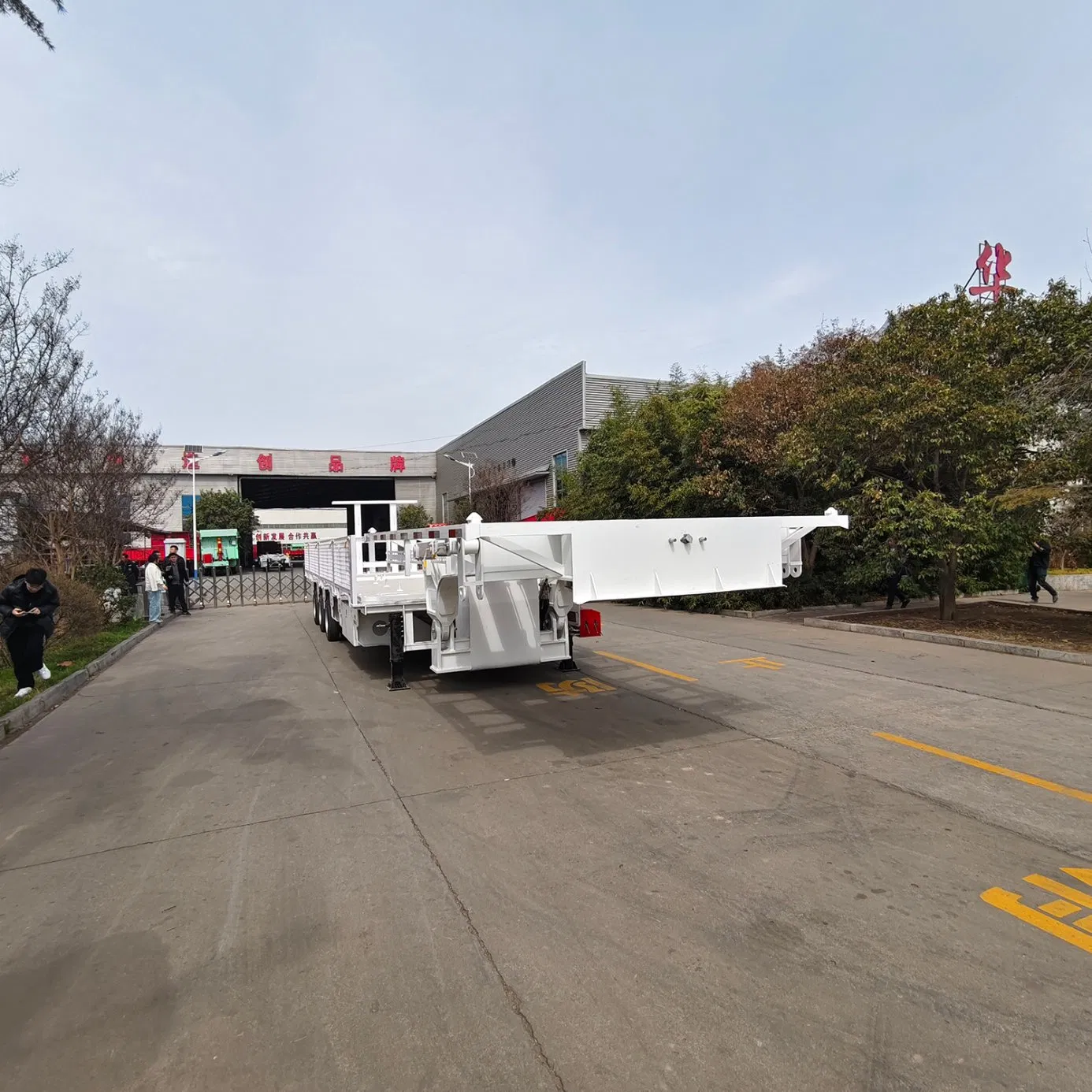 Adaptable to Various Cargo Types Special Purpose Trailer Industrial Goods Transport Semi Trailer