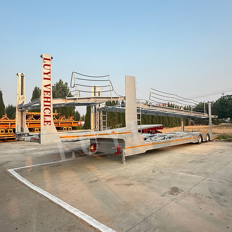 Car Carrier Semi-Trailer for 5/6/7/8/10 Cars Automatic Transporter Galvanizing of The Whole Trailer Available for Sale