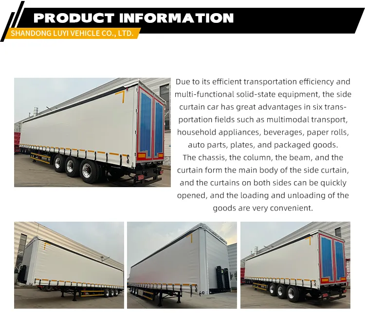 Curtain Semi Trailer Photo 2