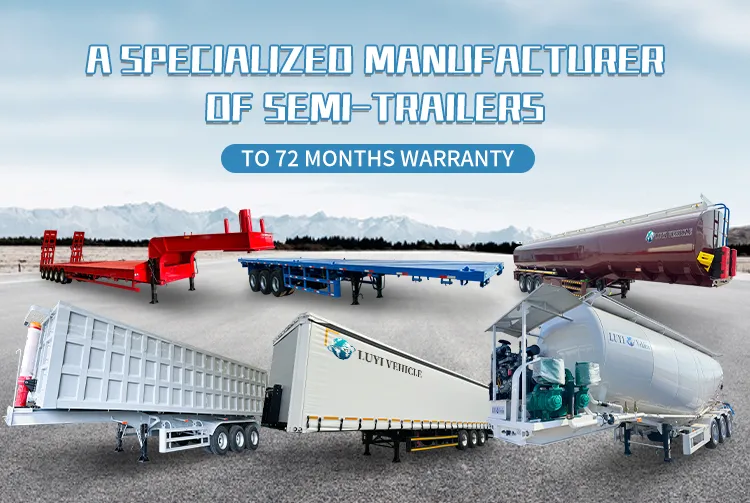 Detachable Gooseneck Trailer Front View