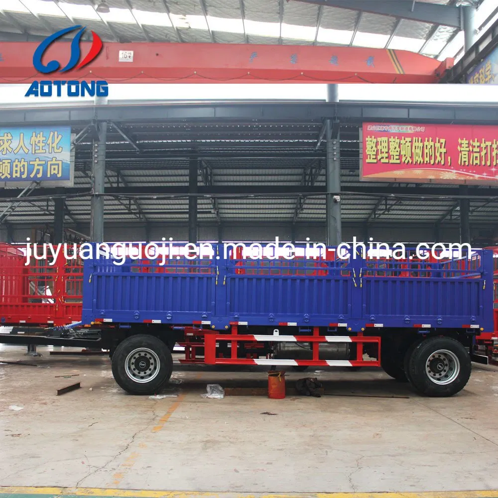 Full Trailer Type Drawbar Cargo Farm Trailers Truck Tractor Trailer