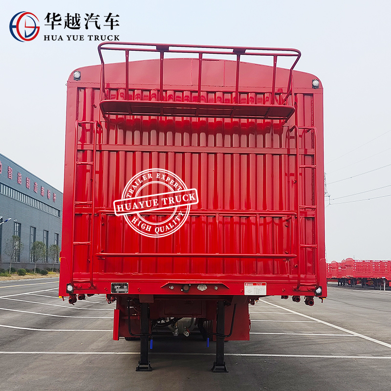 China Factory 3axles Tri Axle 50t 80t 50 Tons 40FT Fence Stake Trailer Semi Storehouse Transportation Great Quality