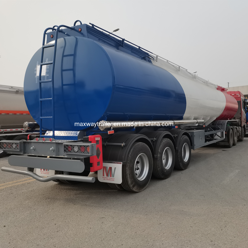 3 Axles 40000L/42000L/45000L/48000L/50000L Aluminum Steel Petroleum/Diesel/Fuel/Crude Oil/Milk/Water/Gasoline Tanker Trailer Tank Truck Trailer