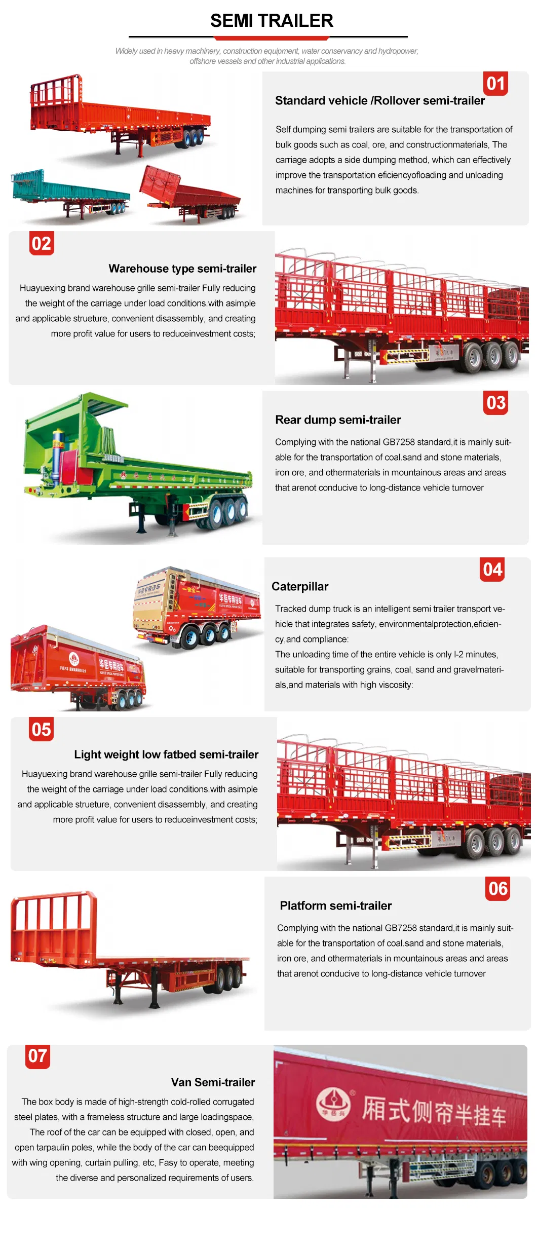 Trailer Specification