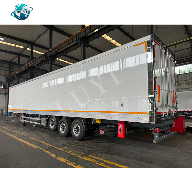 New 53 FT Dry Van Enclosed Box Trailer 3 Axles Box Semi Trailers for Sale