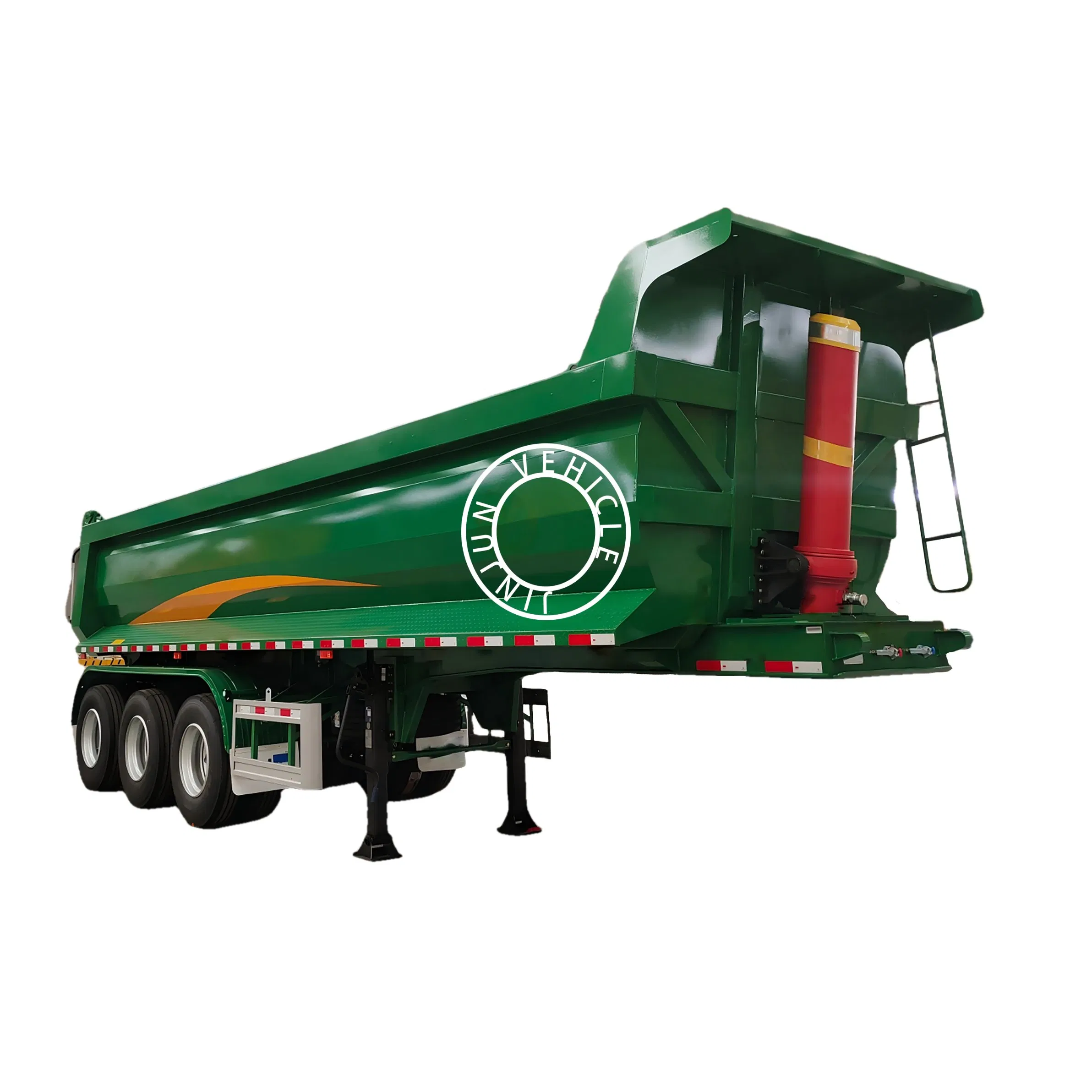 Factory High Quality 3/4/5/6-Axles U-Shaped Rear Tipper/Tipping Trailer End Dump Semi Trailer