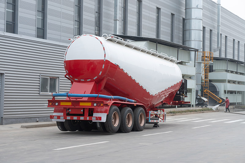 Vehicle Master 3 Axles 70 Ton 40cbm 60 Cbm Bulk Cement Tank Tanker Truck Semi Trailer