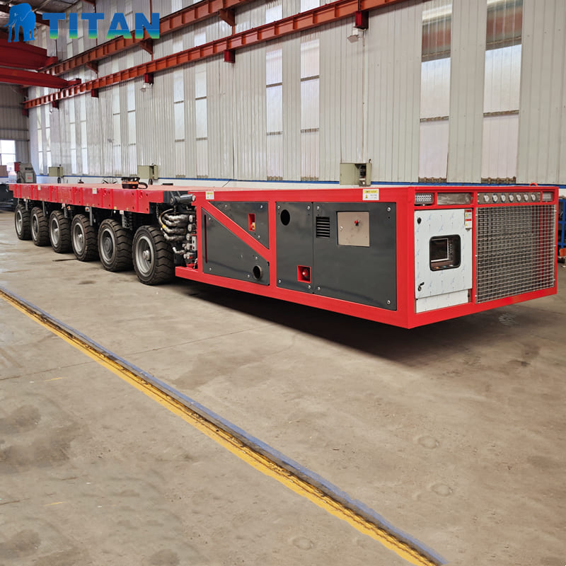 Titan 300-400t Hydraulic Modular Trailer / Spmt Hydrostatically Powered Modular Transporters with 400 Ton 500ton Capacity