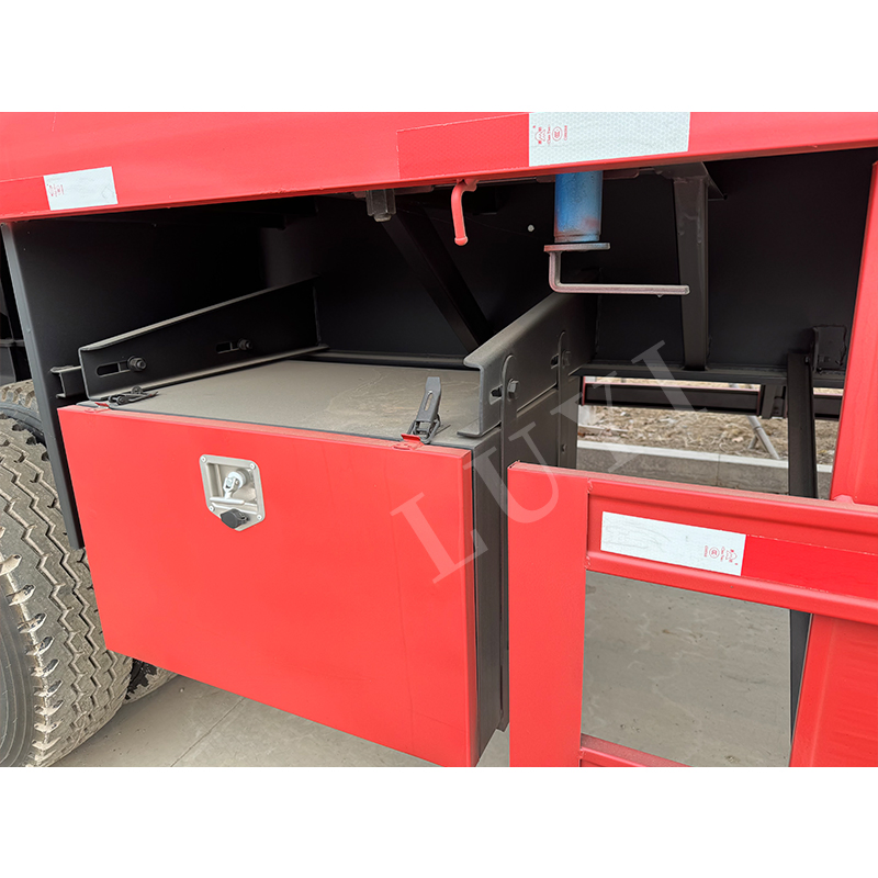 3axles Container Shipping Flat Deck High Bed Platform Flatbed Truck Semi Trailer