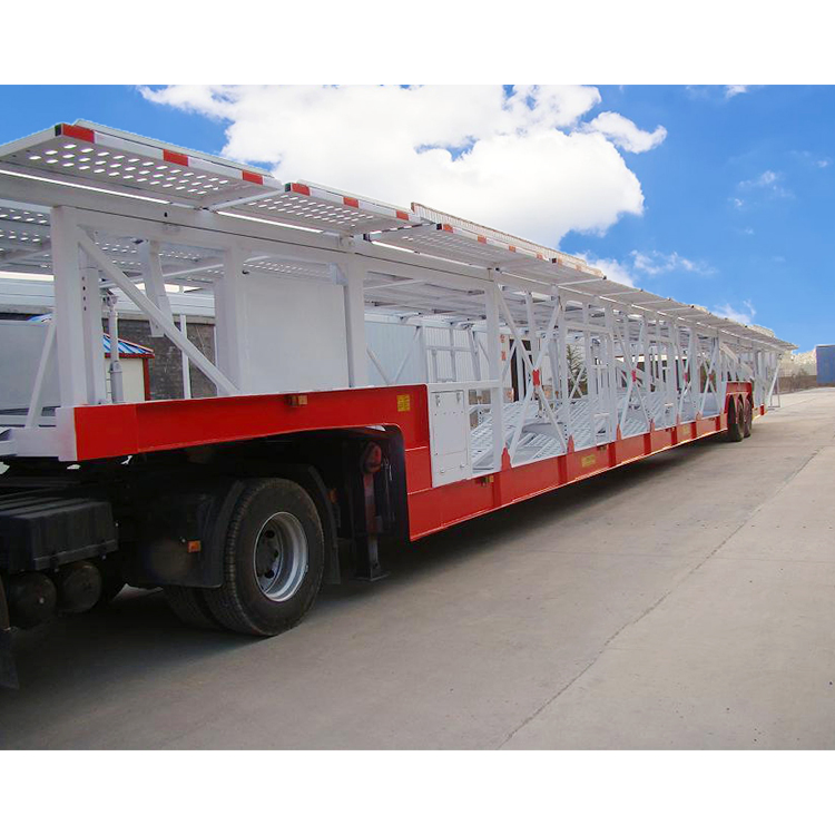 80t Double Deck Car Hauler 10 Car Transport Carrier Semi Trailer on Sale
