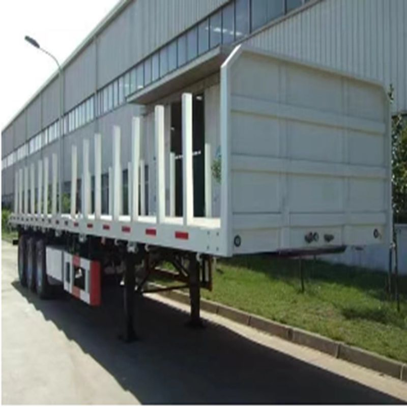 CE Certaficate 2 Alxes 3alxes 4 Axle 50ton 60 Ton Logging Semi Trailer Wood Log Loader Lumber Timber Trailer for Transport