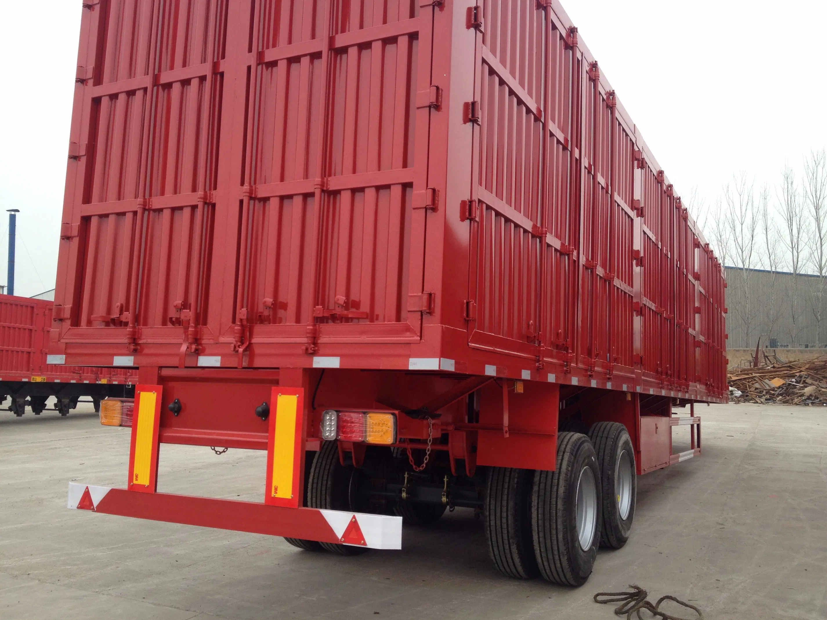 53 Feet 2 Axle 3 Axles Used Enclosed 53 Foot Wing Dry Van Box Semi Trailer