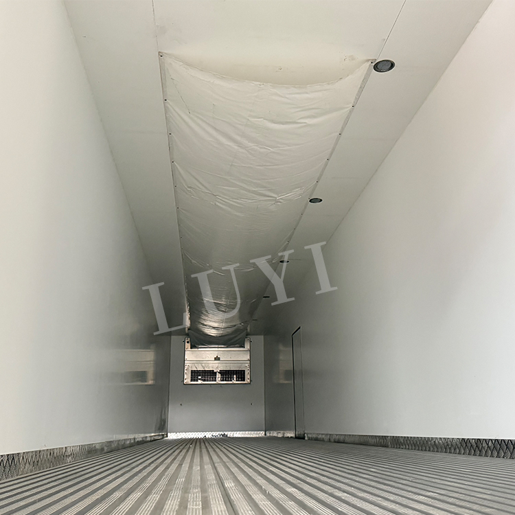 Luyi Factory Supply 53 Foot 40tons Dual Temperature Van Trailer Reefer Power Refrigerated Semi Trailer