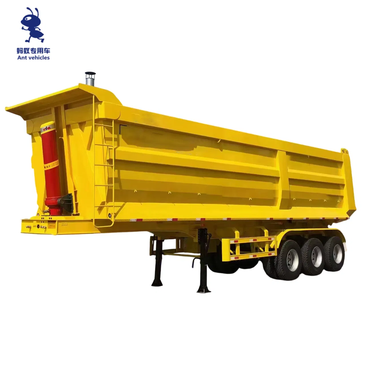 Factory Export 60/80/100 Ton Dump Semi Trailer for Logging Industry