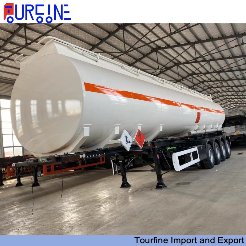Congo (Republic of Congo) Burkina Faso Sierra Leone Zambia 3 Axle 35000L 40000L 45000L Loading Diesel Fuel and Crude Oil Fuel Oil Tanker Semi Trailer