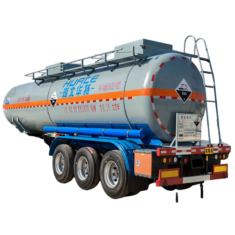 Professional Manufacturer Can Transport Large Capacity Chemical Liquid Acid Chemical 3 Axle Heavy Cargo Transport Semi-Trailer Tank Semi-Trailer