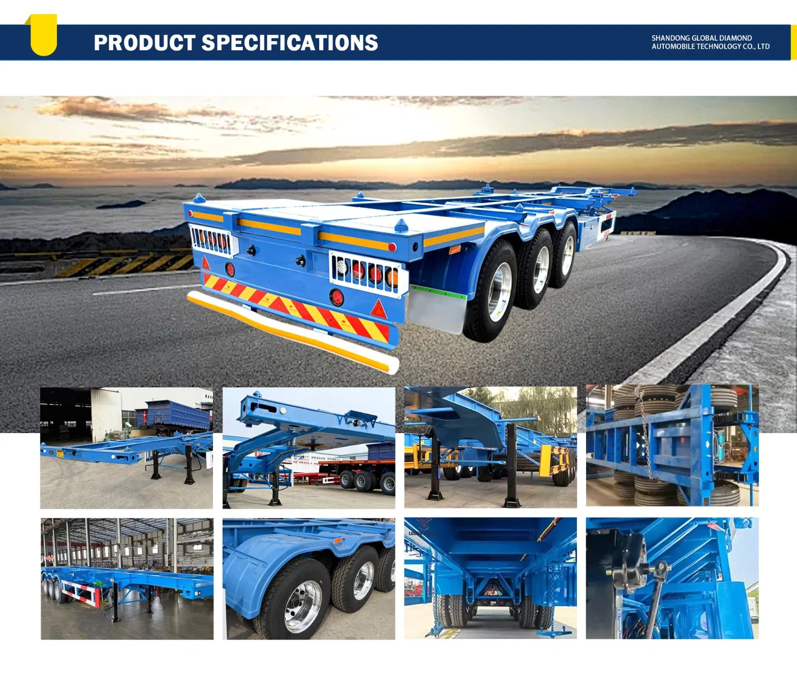 Skeleton Semi Trailer 2