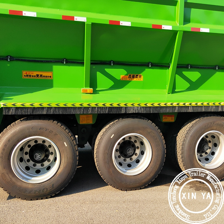 Flatbed Side Wall Box Bulk Grain Transport Semi Trailer