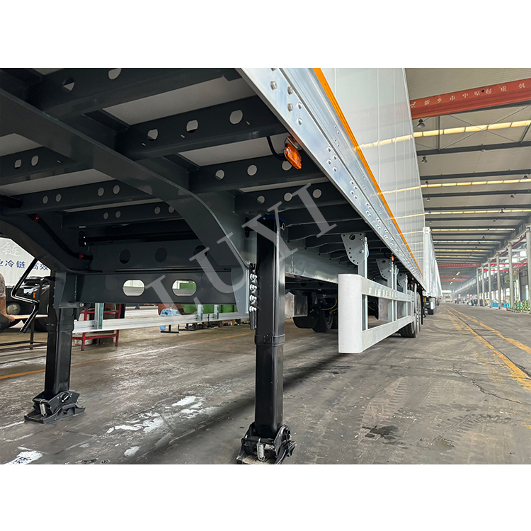 New 53 FT Dry Van Enclosed Box Trailer 3 Axles Box Semi Trailers for Sale