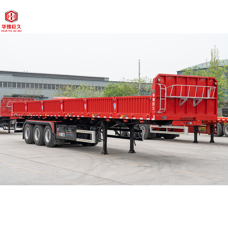 3 Axles Auto Vehicle Transport Transportation Side Dump Hydraulic Mechanical Lifting Towing Double Deck Drop Carrier Semi Trailer