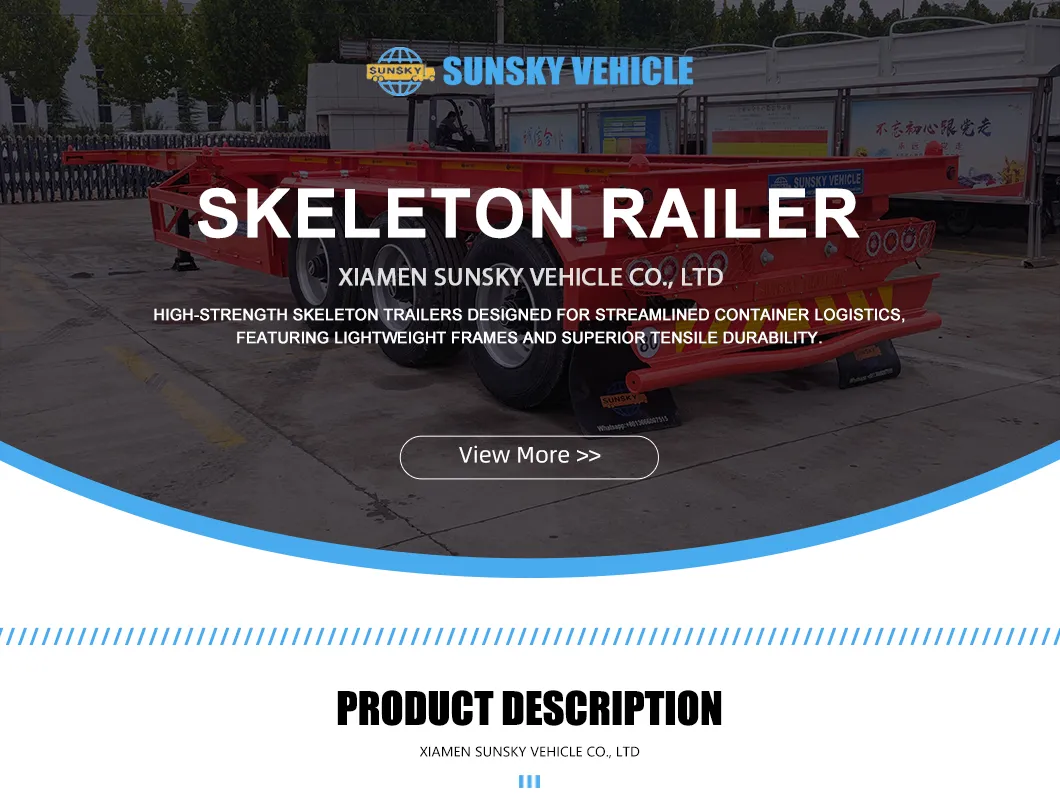 40FT Skeleton Semi-Trailer