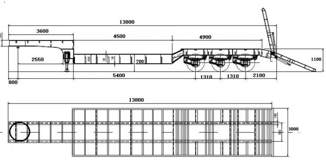 Semi-Trailer Technical Layout