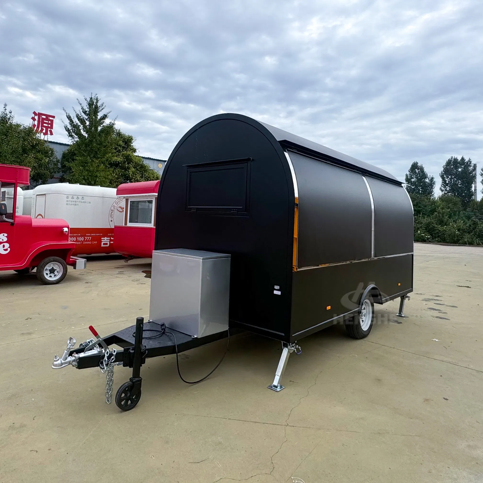 Sandwich Cart Ooni Pizza Oven Stands Food Trailer Truck Event Truck Mobile Drink Cart Pizza Coffee Hot Dog Mobile Fast Food Trailer with Full Kitchen