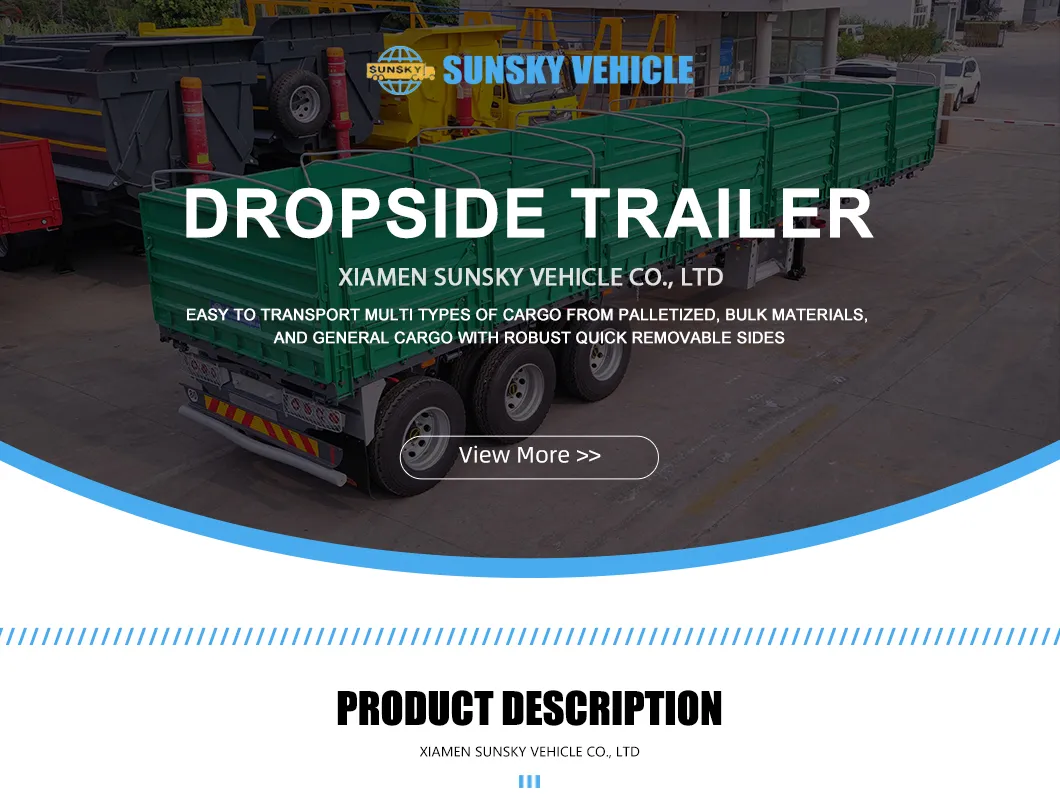 Dropside Semi Trailer