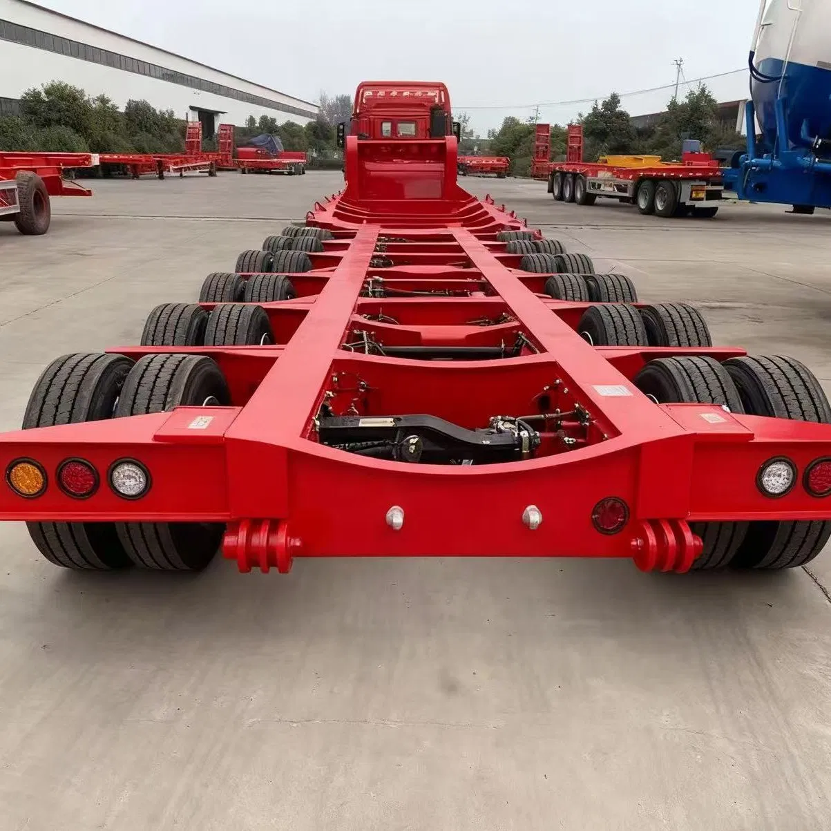 Special Purpose Vehicle: Lowbed Semi-Trailer for Wind Turbine Tower Transportation