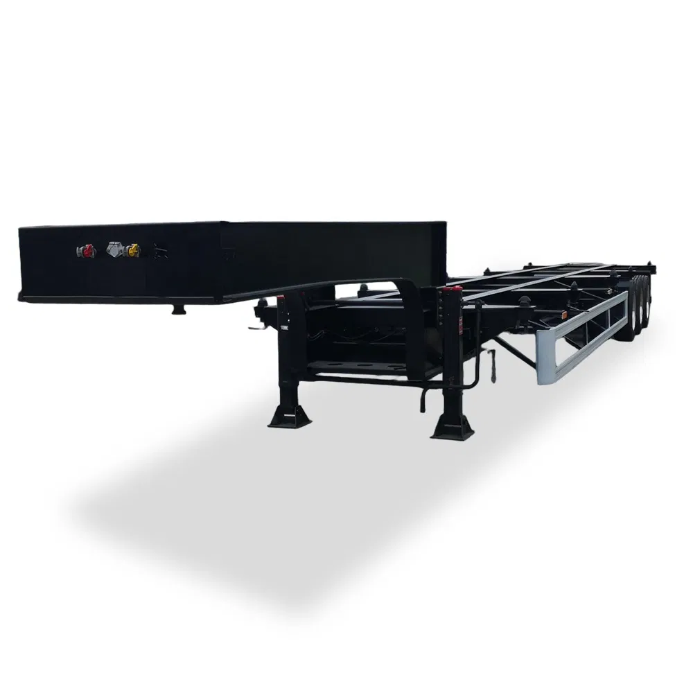 3-Axle Skeletal/Skeleton Semi-Trailer 20 FT 40 FT 45 FT Steel Frame Chassis Master Container Transport Semi Trailer