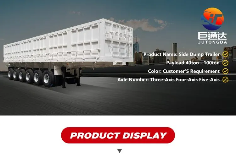 Side Dump Tipper Semi Trailer