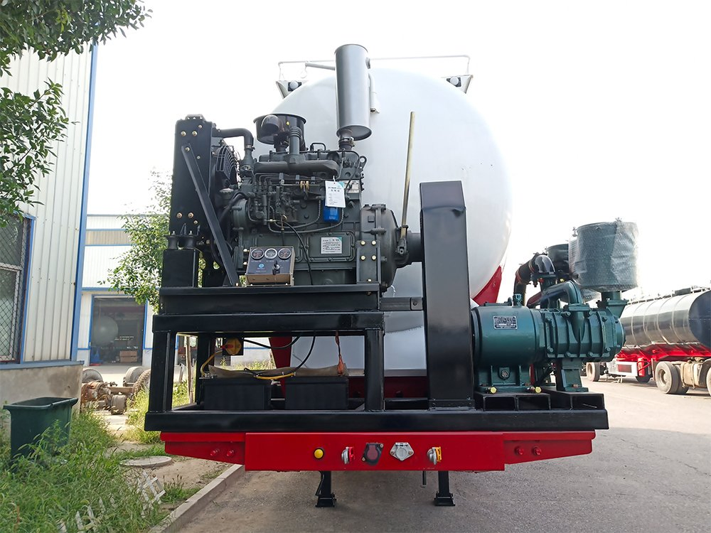 Fashion China Air Suspension Vapour Recovery System Special-Purpose Cement Tank Semi Trailer