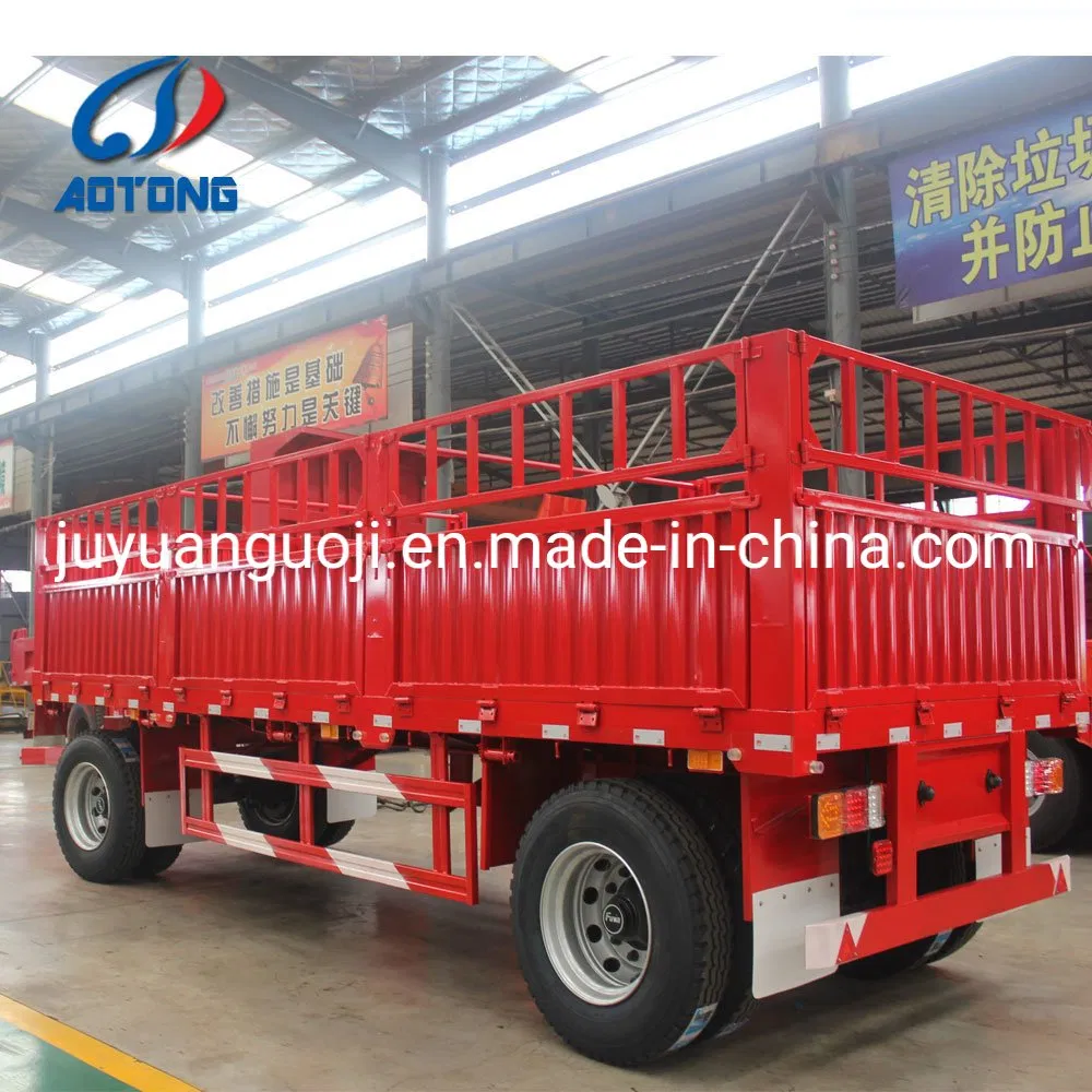 Full Trailer Type Drawbar Cargo Farm Trailers Truck Tractor Trailer