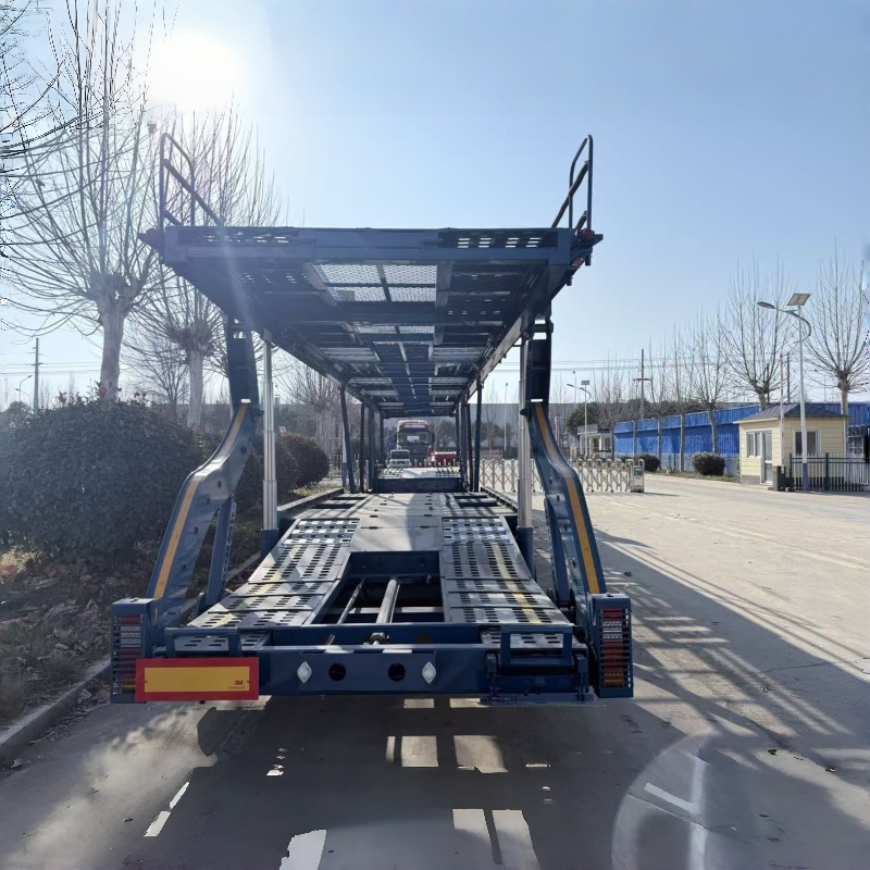 2 3 4 Axles Car Carrier Trailer 6 8 10 Cars Capacity with Fuwa BPW Axles China Factory Auto Transport Trailer Car Hauler