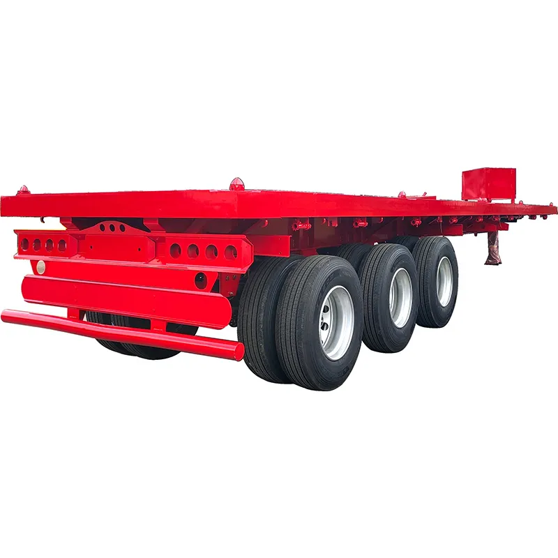 Flatbed Semi Trailer View 1