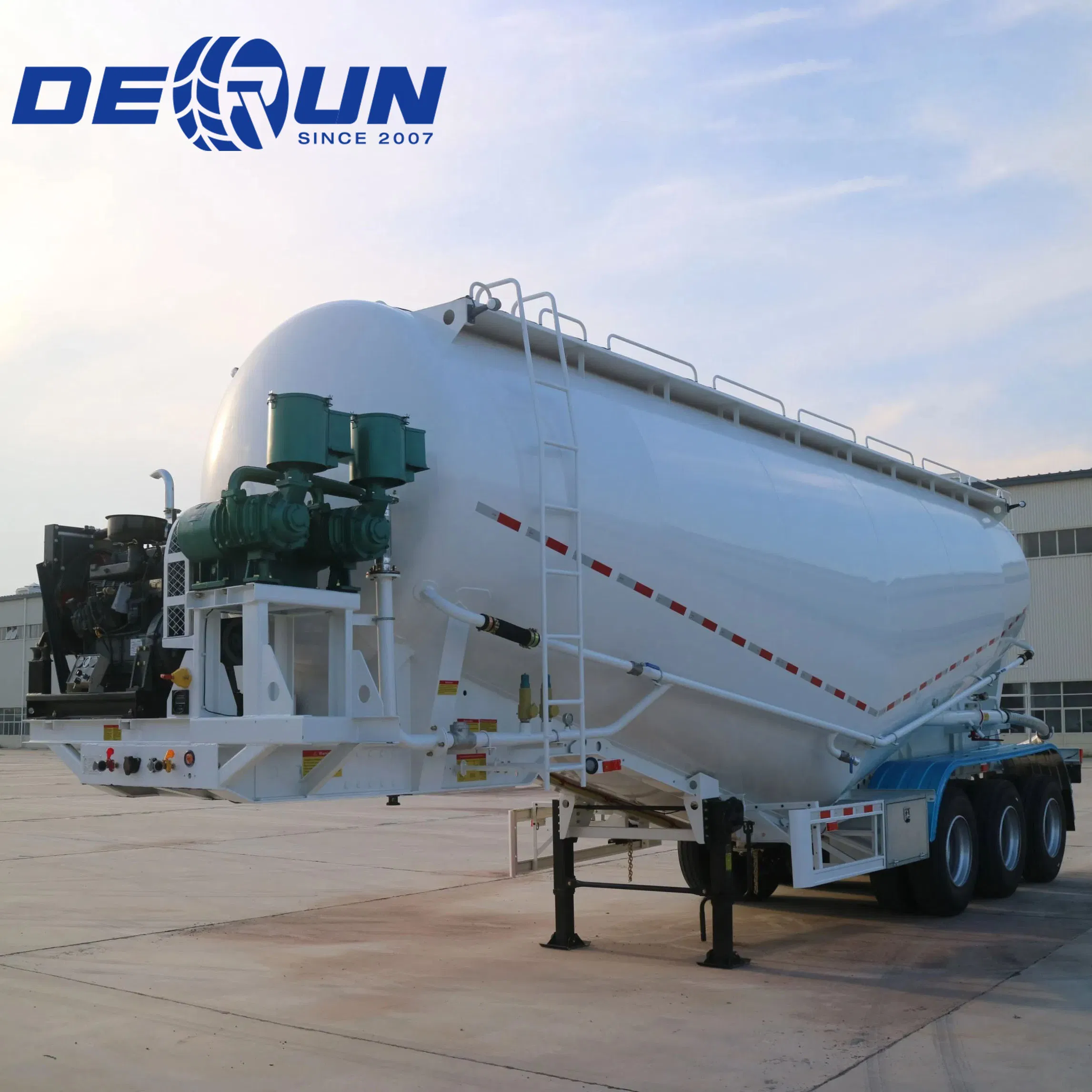 Factory Price 40 Cubic Bulk Cement Transport Tank Semi-Trailer