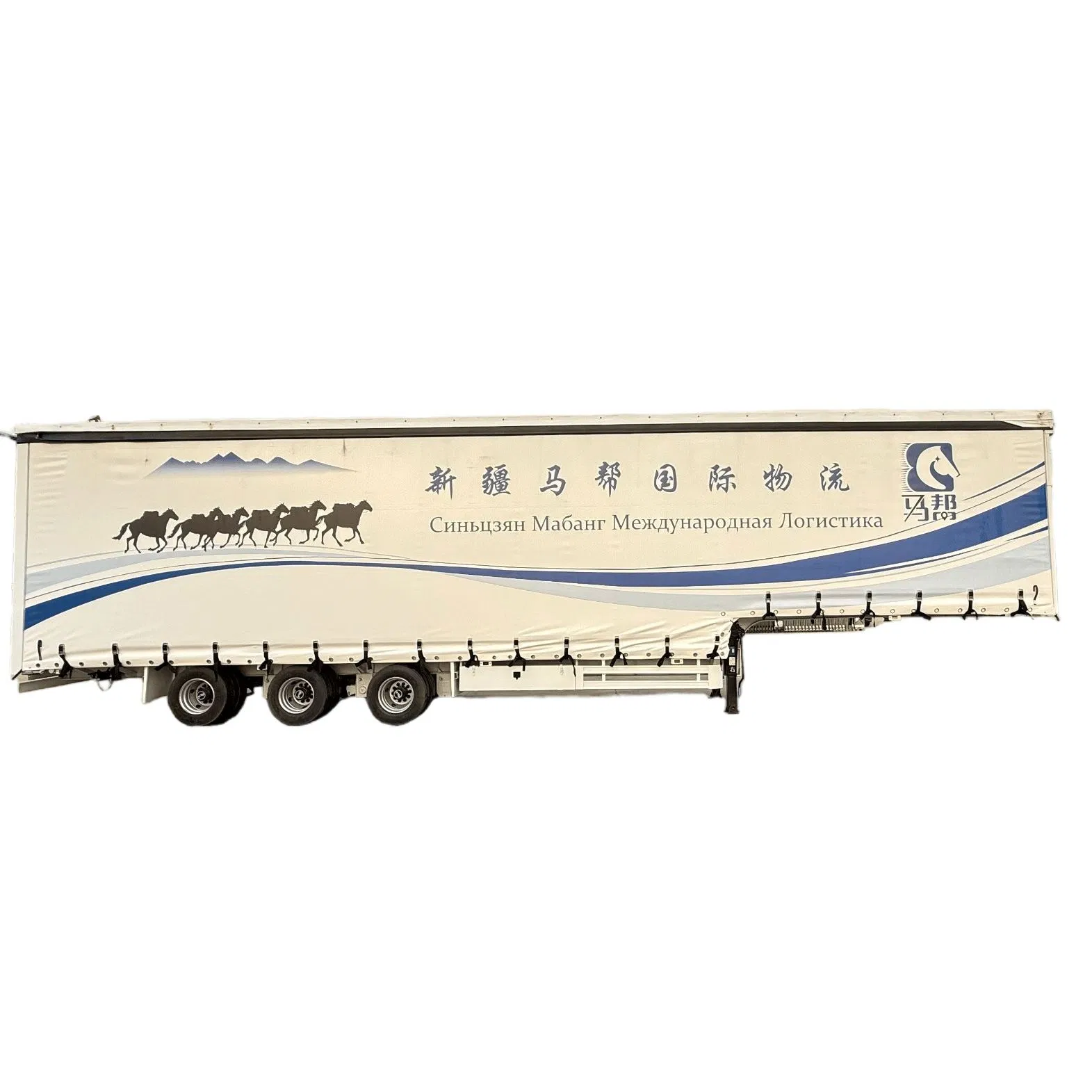 High-Quality Customizable 3/4/5-Axle Side Curtain Semi Trailer, Side Curtain Trailer and Lightweight Detachable Frames Made in China, Factory Direct Sales