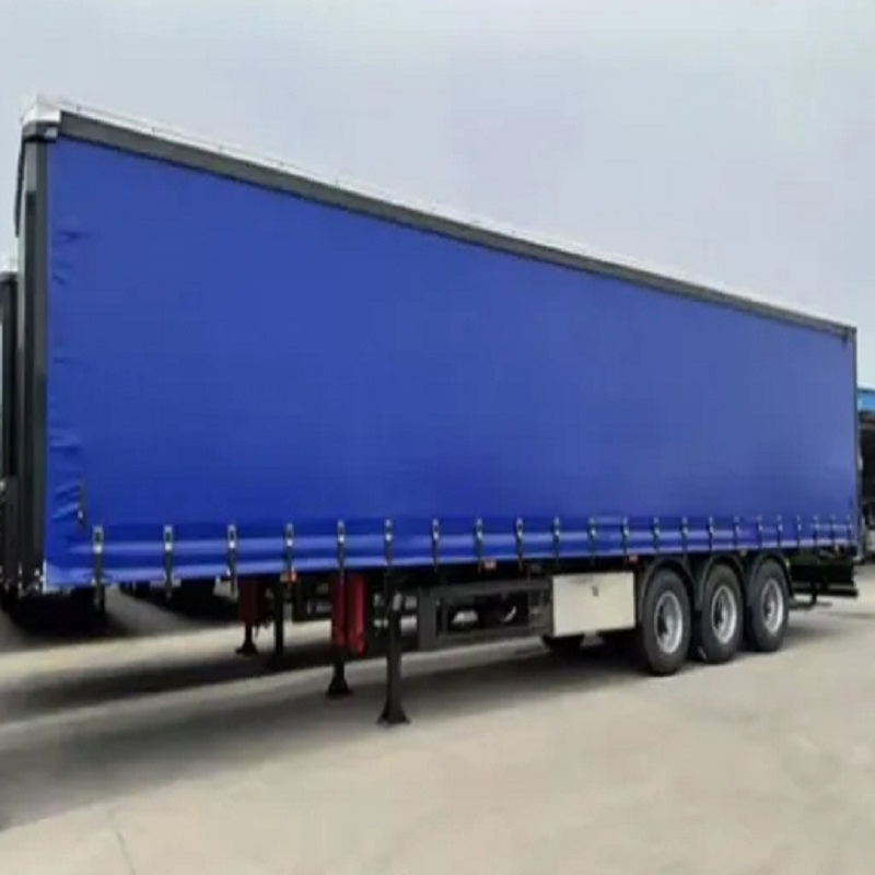 Super Sale Van Box Body Semi Truck Towing Curtain Side Tarpaulin Trailer